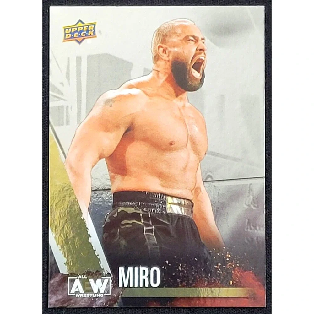 2021 UPPER DECK AEW MIRO RAINBOW FOIL